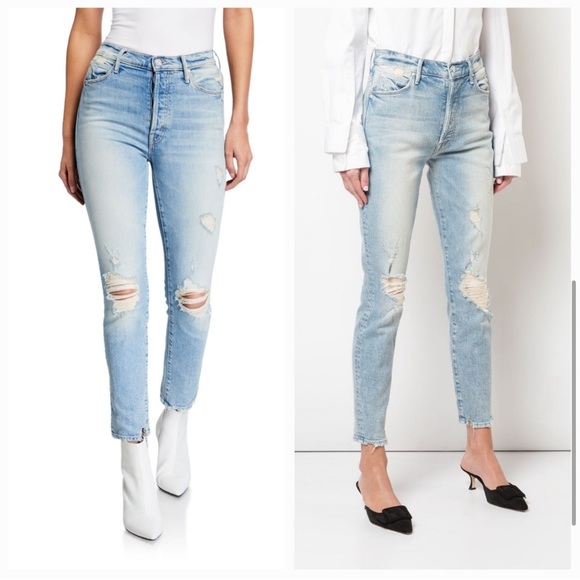 ❌SOLD❌Mother The Super Stunner Ankle Jeans in Say Amen, Again! - Picture 4 of 12